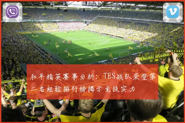 和平精英赛事分析：TES战队荣登第二名经验排行榜揭示竞技实力