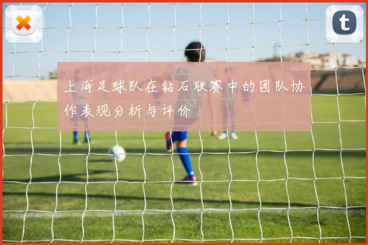 上海足球队在钻石联赛中的团队协作表现分析与评价