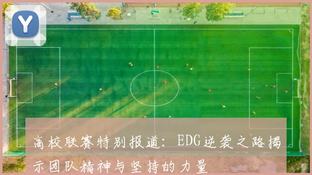 高校联赛特别报道：EDG逆袭之路揭示团队精神与坚持的力量