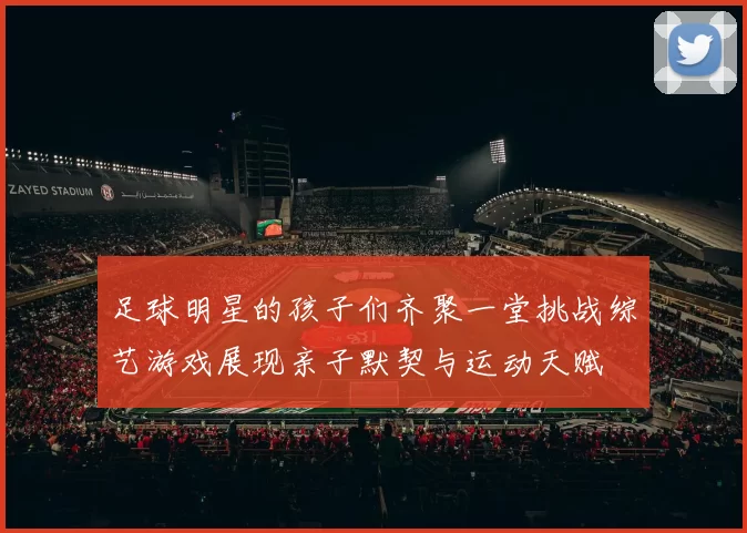 足球明星的孩子们齐聚一堂挑战综艺游戏展现亲子默契与运动天赋